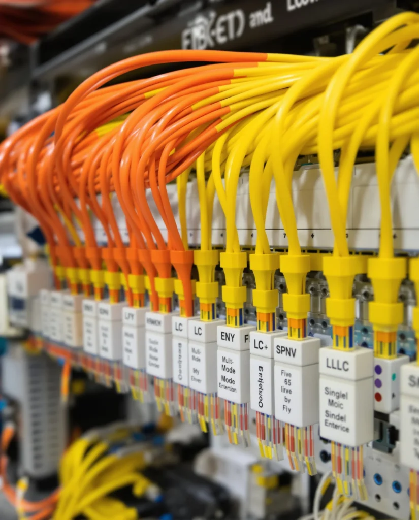 Fiber optic single and multi mode