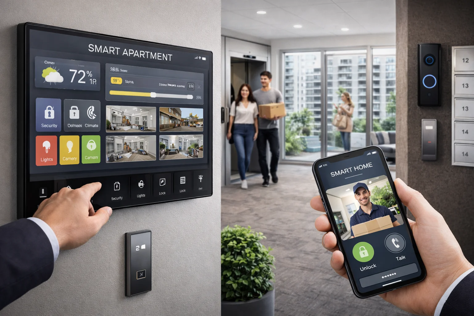 Smart Home Automation Abu Dhabi | Luxury Smart Home Systems - Luxury Smart Home Keyless Entry Systems