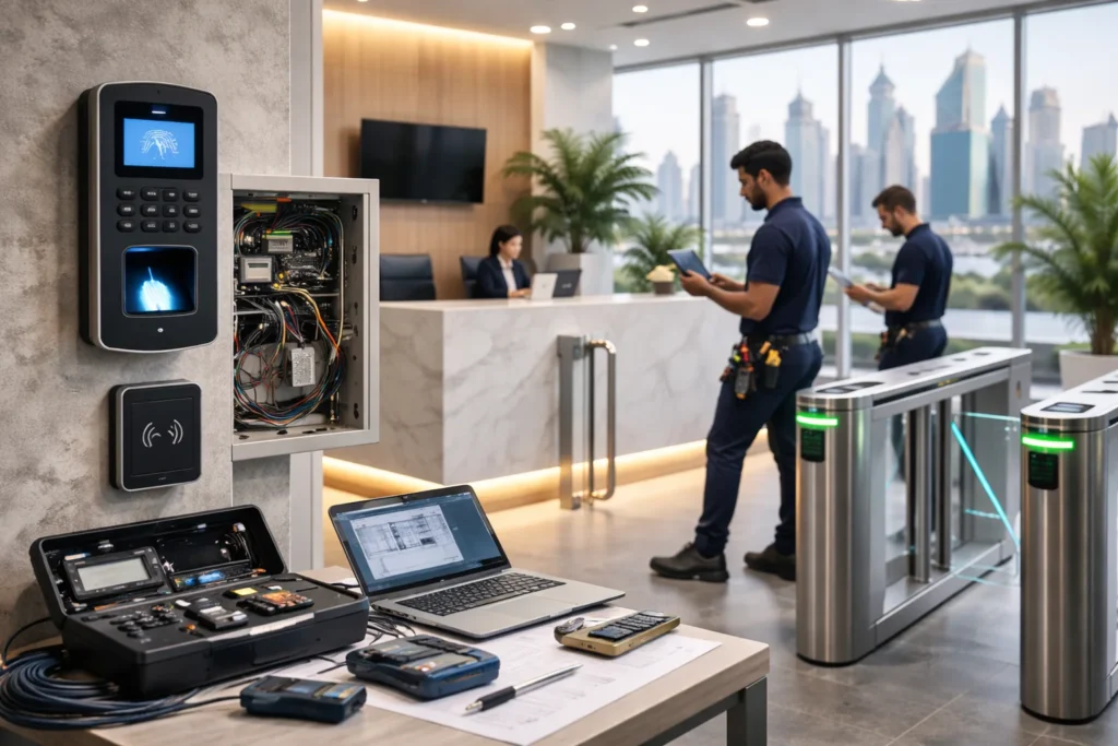 Access Control Maintenance in Abu Dhabi for enterprise office security systems