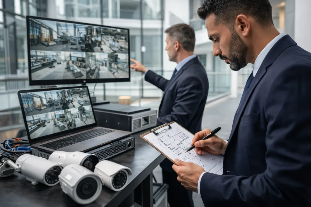 mcc approved companies abu dhabi surveillance installation drawing